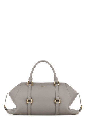 Grey leather medium Farringdon handbag ALEXANDER MCQUEEN (8456441VDEB)