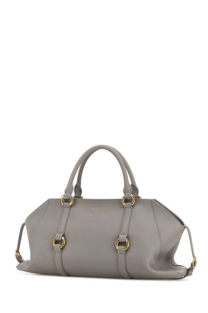 Grey leather medium Farringdon handbag ALEXANDER MCQUEEN (8456441VDEB)