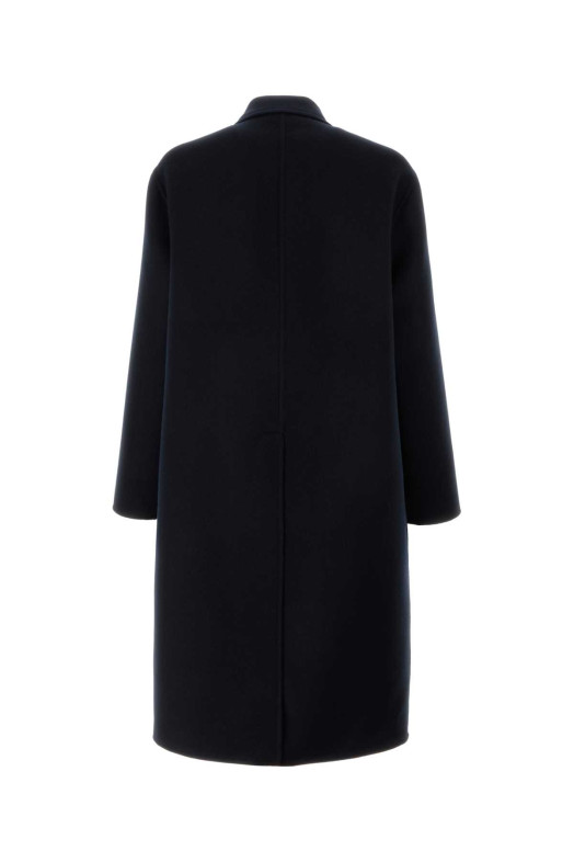 Navy blue wool blend coat GUCCI (846632ZASZE)