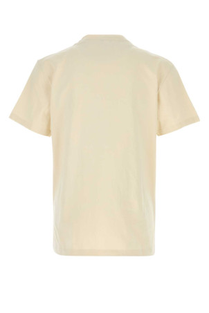 Cream cotton t-shirt ALEXANDER MCQUEEN (847750QTAD5)