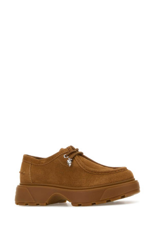 Camel suede lace-up shoes ALEXANDER MCQUEEN (848697WHAE4)