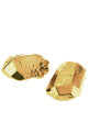Gold metal earrings SAINT LAURENT (849746Y1500)