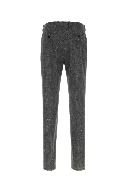 Embroidered wool cigarette pant ALEXANDER MCQUEEN (850534QUADM)