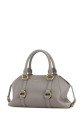 Grey leather small Farringdon handbag ALEXANDER MCQUEEN (8515961VDEB)