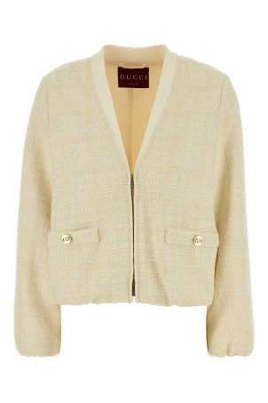 Ivory tweed jacket GUCCI (851888ZAUB6)