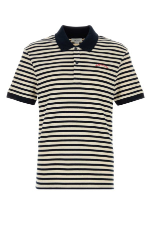 Embroidered stretch jersey polo shirt ALEXANDER MCQUEEN (852208QXACK)