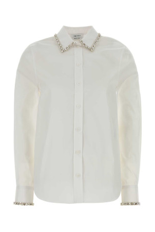 White poplin shirt ALEXANDER MCQUEEN (852240QAABS)