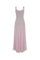 Lilac satin long dress ALEXANDER MCQUEEN (852927QEAAL)