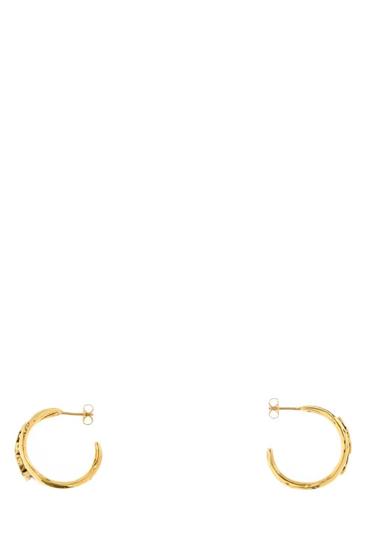 Gold metal earrings SAINT LAURENT (853088Y1500)
