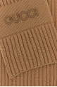 Camel wool blend scarf GUCCI (8531663GB02)