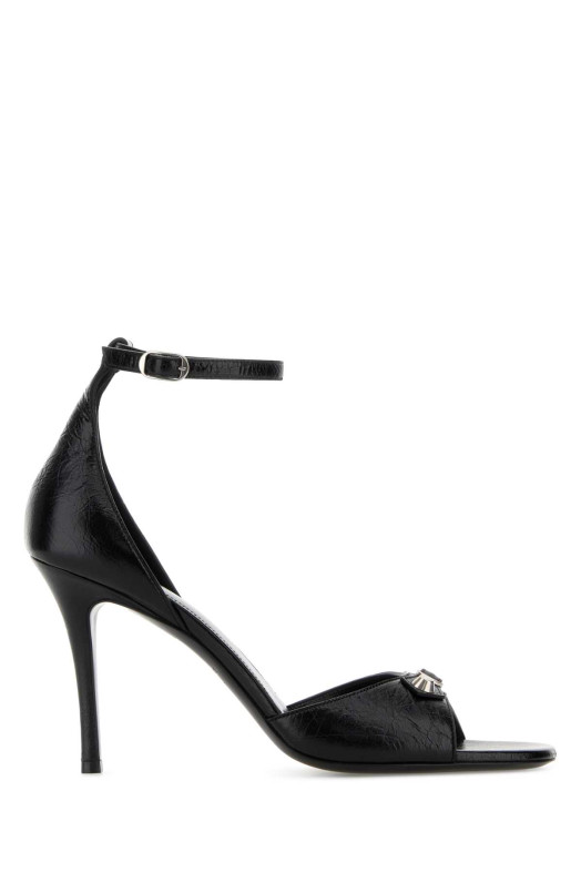 Black leather City Up sandals BALENCIAGA (854007WAD4Y)