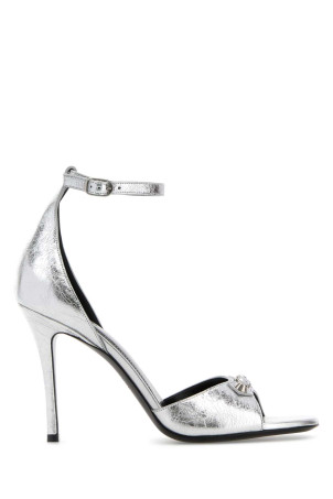 Silver leather City Up sandals BALENCIAGA (854007WBDK6)