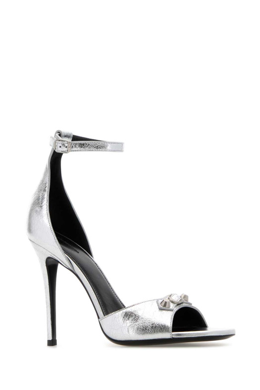 Silver leather City Up sandals BALENCIAGA (854007WBDK6)