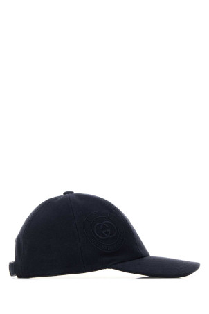 Navy blue cotton baseball cap GUCCI (8541154HBIK)