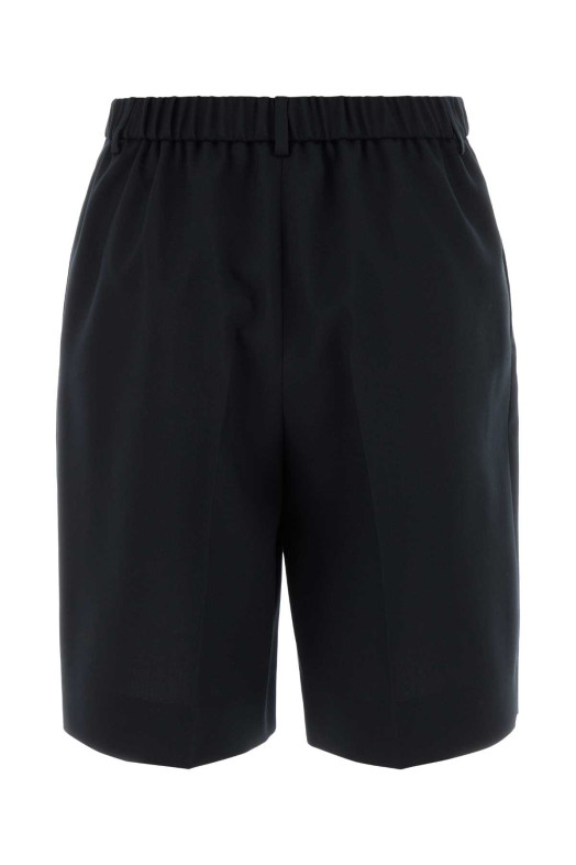 Dark blue wool shorts GUCCI (854261ZAS68)