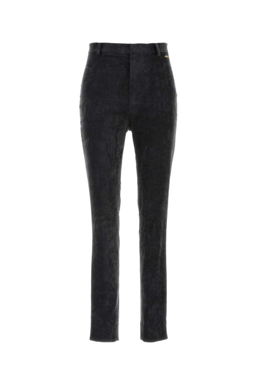 Charcoal stretch velvet pant GUCCI (854586ZAUG7)