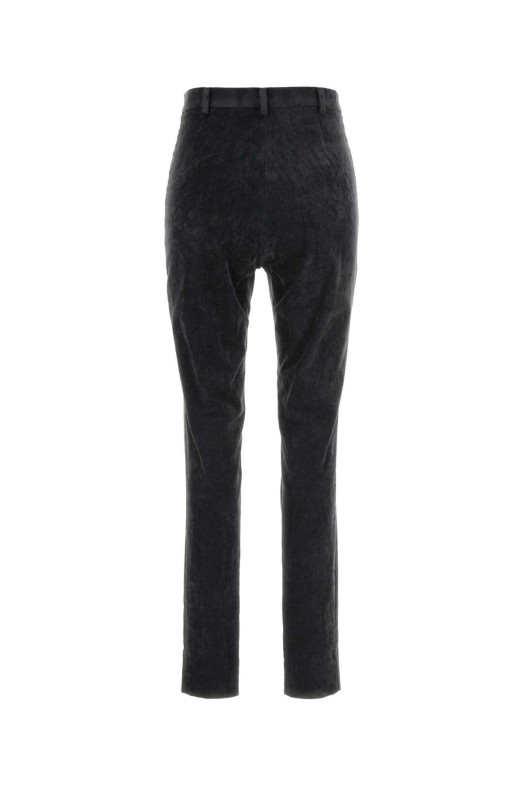 Charcoal stretch velvet pant GUCCI (854586ZAUG7)