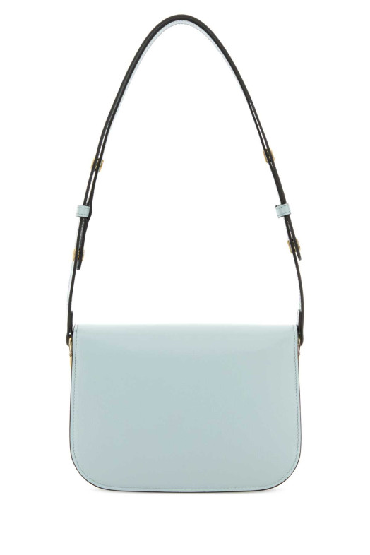 Pastel light blue small Gucci Horsebit 1955 shoulder bag GUCCI (8552341AAV5)
