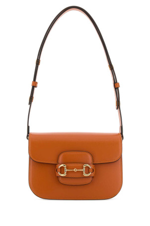 Orange small Gucci Horsebit 1955 shoulder bag GUCCI (8552341AAV5)