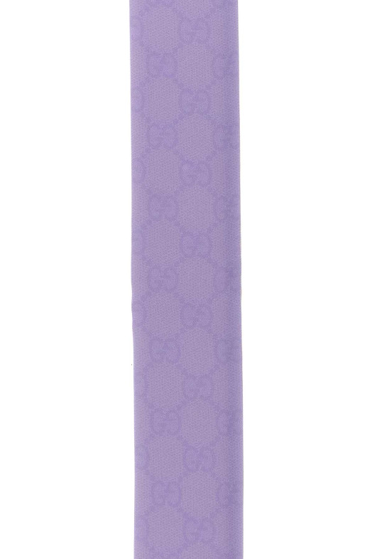 Printed silk reversible foulard GUCCI (8552893G001)