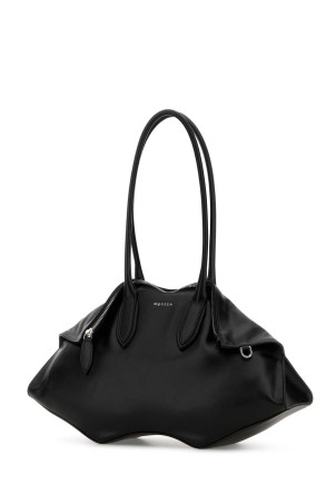 Black leather Manta shoulder bag Black ALEXANDER MCQUEEN (8559971VDXA)