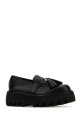 Black leather Sofa loafers Black ALEXANDER MCQUEEN (856166WHAEZ)
