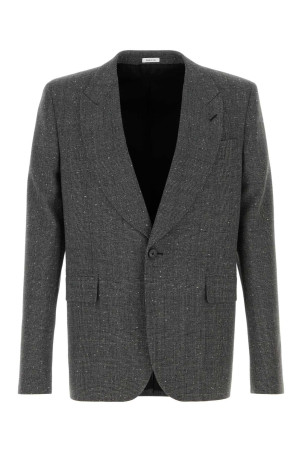 Embroidered glencheck blazer ALEXANDER MCQUEEN (856962QUADM)