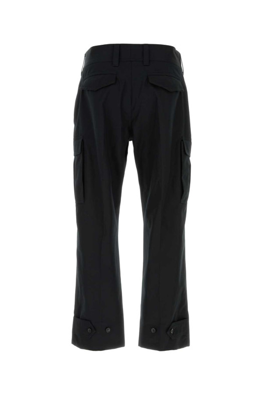 Black cotton cargo pant Black ALEXANDER MCQUEEN (857149QSACD)