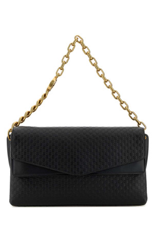 Black leather large shoulder bag Black GUCCI (857362AAF1I)