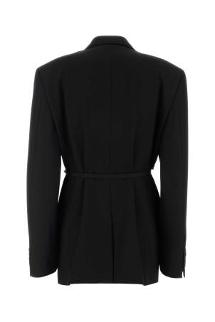 Black wool oversize blazer Black BALENCIAGA (857365TNT39)