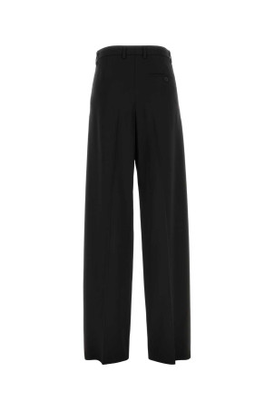 Black wool wide-leg pant Black BALENCIAGA (857617TNT39)