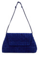 Blue suede Giorno shoulder bag BOTTEGA VENETA (857657V5ZZ0)