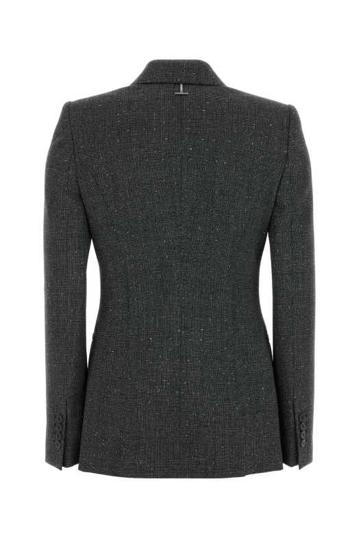 Embroidered wool blazer ALEXANDER MCQUEEN (857675QJAFV)