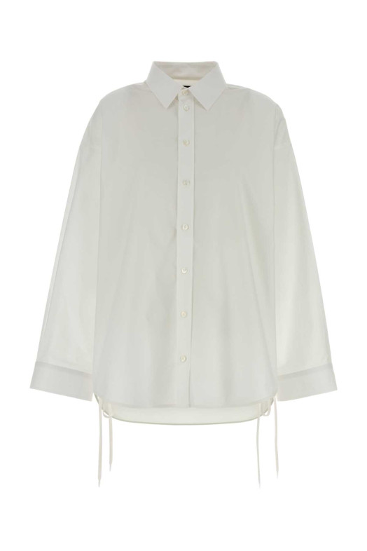 White poplin oversize shirt BALENCIAGA (857835TRM28)