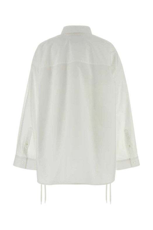 White poplin oversize shirt BALENCIAGA (857835TRM28)