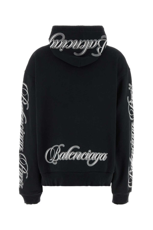 Slate cotton oversize sweatshirt BALENCIAGA (858143TTVM8)