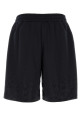 Midnight blue polyester bermuda shorts GUCCI (858176XJHML)