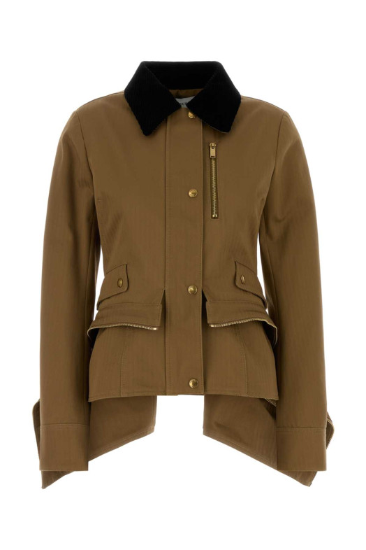 Mud cotton jacket ALEXANDER MCQUEEN (858227QFABR)