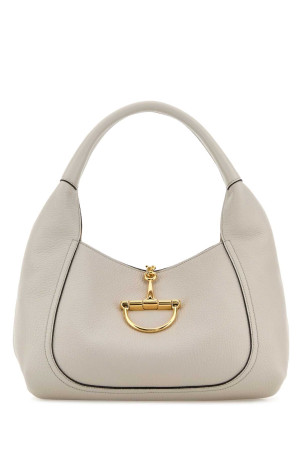 Light grey leather shoulder bag GUCCI (858297AAEAO)