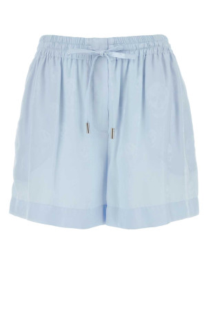 Pastel light-blue jacquard shorts ALEXANDER MCQUEEN (860974QGABJ)