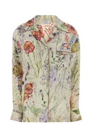 Printed crepe shirt ALEXANDER MCQUEEN (861422QZAQV)