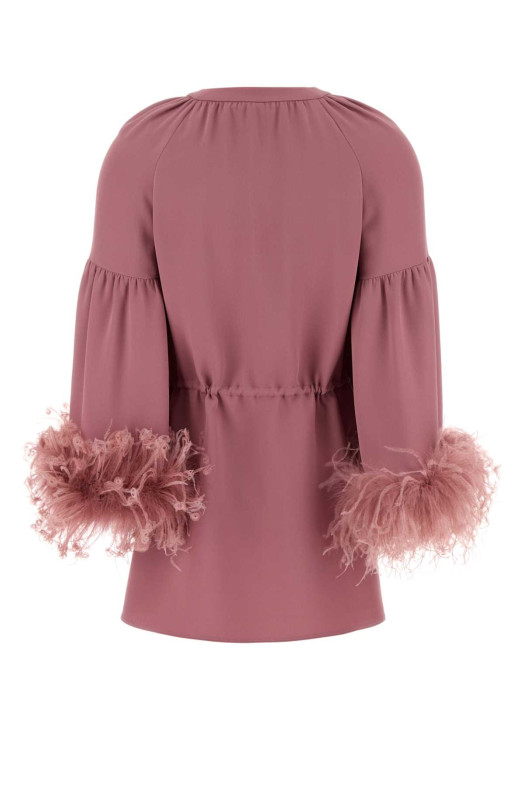 Antiqued pink crepe couture blouse VALENTINO GARAVANI (8B3AEBB81MM)