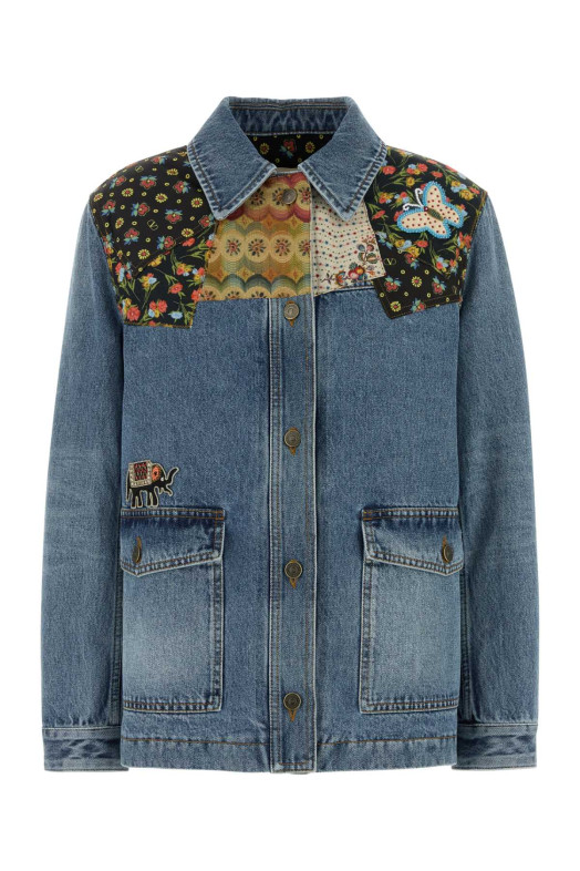 Denim padded jacket VALENTINO GARAVANI (8B3DC03S9YB)