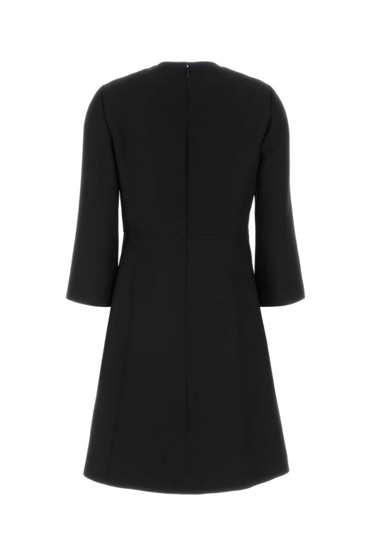 Black crepe couture dress Black VALENTINO GARAVANI (8B3VAJ561CF)