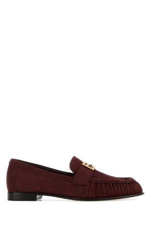 Chocolate suede loafers FENDI (8D87563TY)