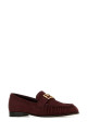 Chocolate suede loafers FENDI (8D87563TY)