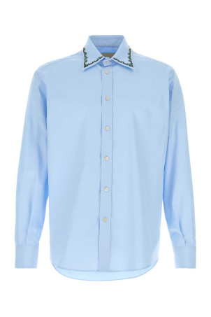 Light-blue poplin shirt VALENTINO GARAVANI (8V3ABS87B57)