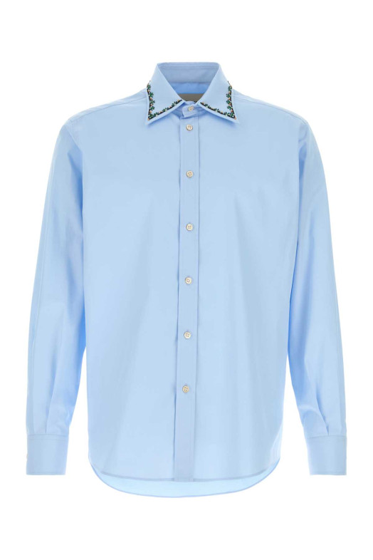 Light-blue poplin shirt VALENTINO GARAVANI (8V3ABS87B57)