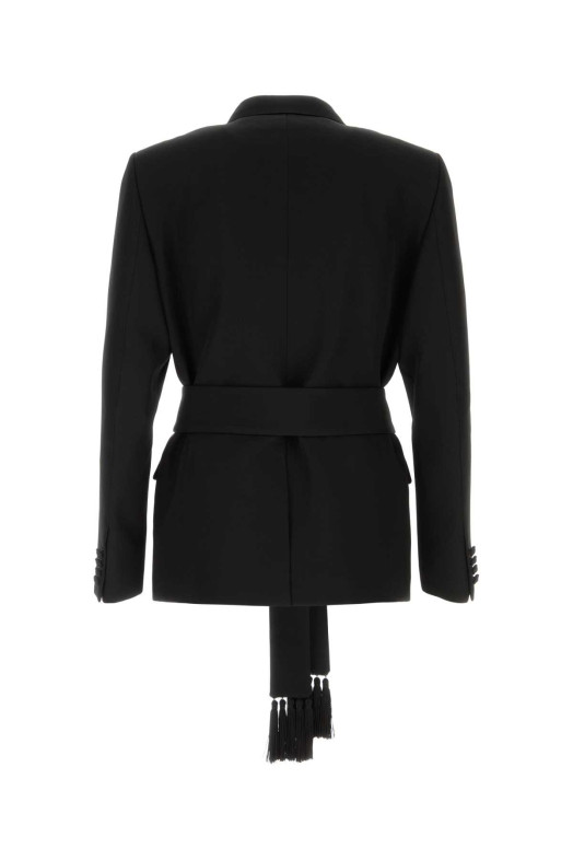 Black wool blazer Black VALENTINO GARAVANI (8V3CEGG5AK8)