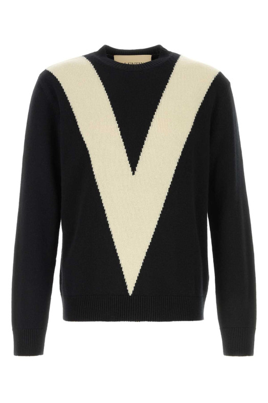 Black wool sweater VALENTINO GARAVANI (8V3KC37FBB4)
